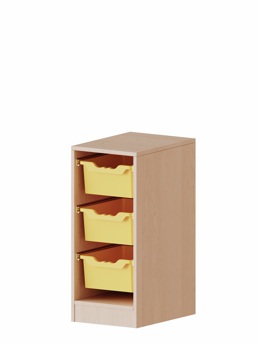 ErgoTray Regal einreihig 2 OH, 3 Boxen L